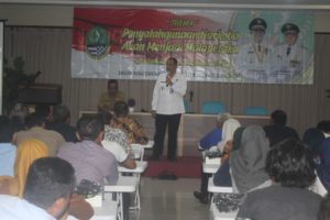 Menghadiri Undangan Kesbangpol Jawa Barat, BNNK Tasikmalaya Memaparkan Bahaya Narkoba
