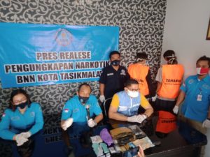 Pengungkapan Peredaran Gelap Narkoba 1Kg Ganja