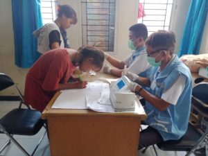 Dinas Sosial Kota Tasikmalaya dengan BNN Kota Tasikmalaya Melaksanakan Pemeriksaan Urin Terhadap Anak Jalanan