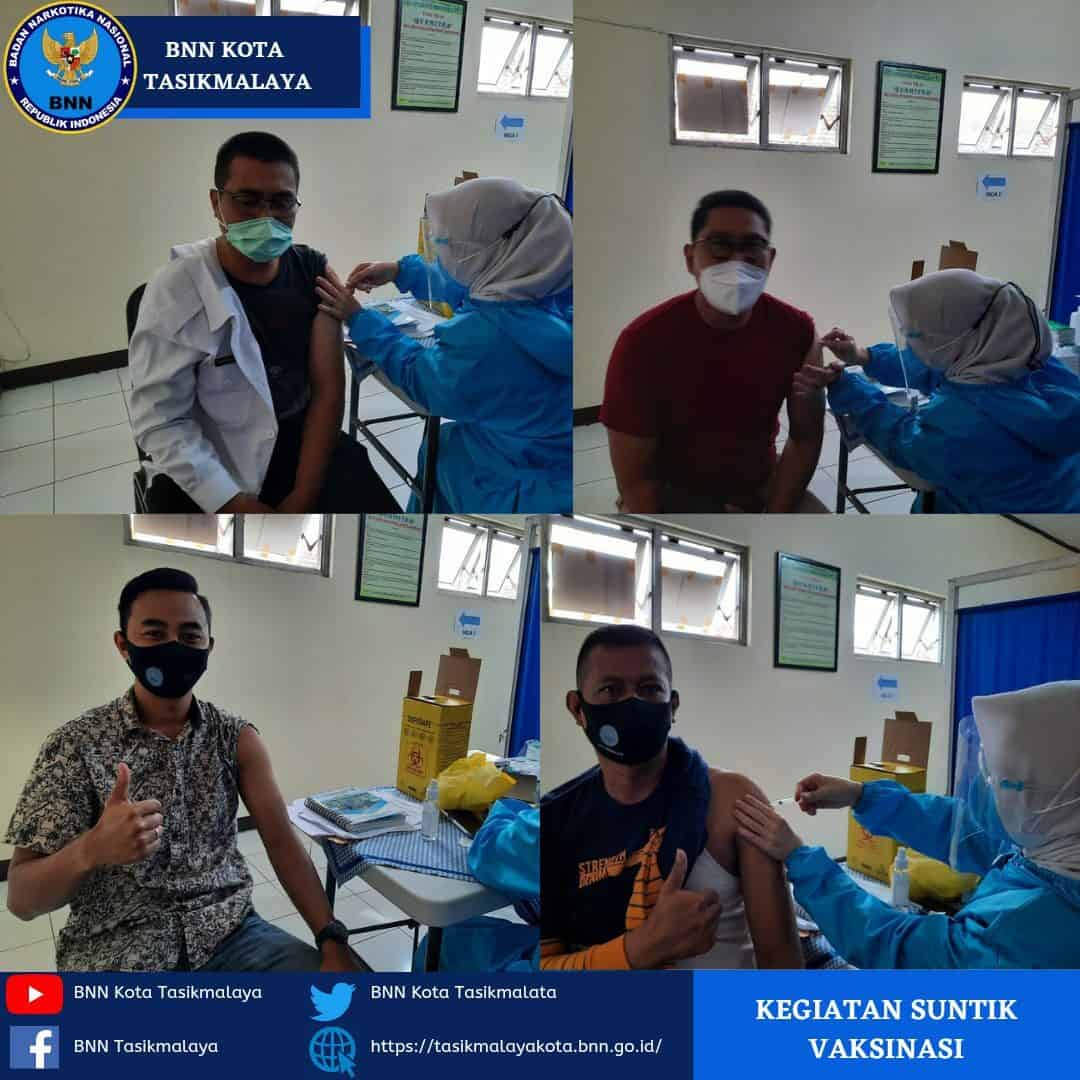 Kegiatan Vaksinasi Anggota BNN Kota Tasikmalaya Kegiatan Vaksinasi Anggota BNN Kota Tasikmalaya