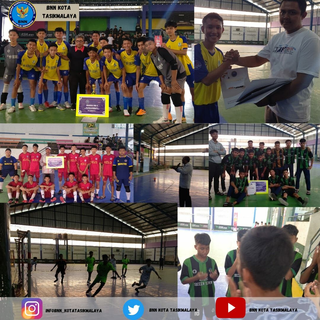 BNN Kota Tasikmalaya Futsal Championship 2022 Ajang Pelajar Mengetahui Dampak Buruk Narkoba