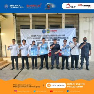 Gelorakan Mars BNN RI, Demi Mewujudkan Kabupaten Tasikmalaya Lebih Bersinar