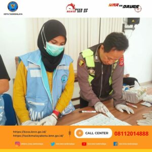 Pra Hani 2023 BNN Kota Tasikmalaya Melaksanakan Test Urine Perwira Kepolisian Pra Hani 2023 BNN Kota Tasikmalaya Melaksanakan Test Urine Perwira Kepolisian