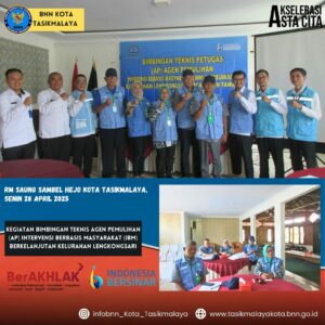 'Gembleng' Agen Pemulihan Kelurahan Lengkongsari BNN Kota Tasikmalaya Gelar Kegiatan Bimtek Selama Tiga Hari