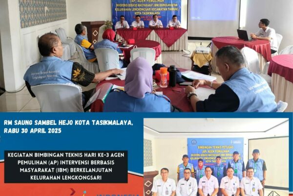 'Gembleng' Agen Pemulihan Kelurahan Lengkongsari BNN Kota Tasikmalaya Gelar Kegiatan Bimtek Selama Tiga Hari